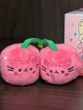 Pusheen CHASE SECRET CHERRY Fruits Surprise Plush Keychain NEW RARE EXCLUSIVE